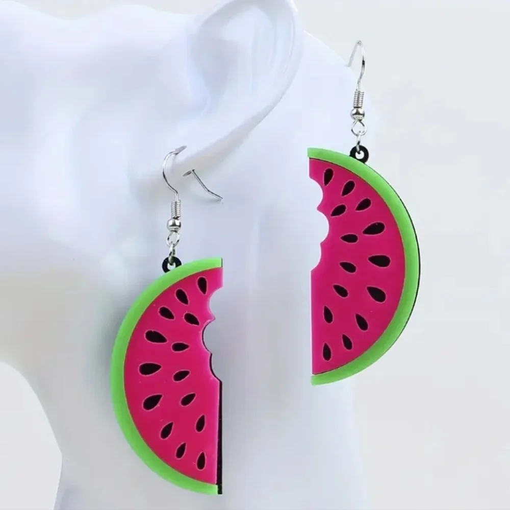 New Watermelon Dangle Earrings
